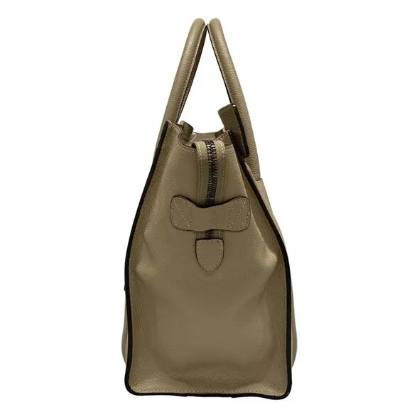 CELINE Luggage Mini Shopper 165213LUG.03UN Beige Drummed calfskin Handbag - Picture 2 of 16